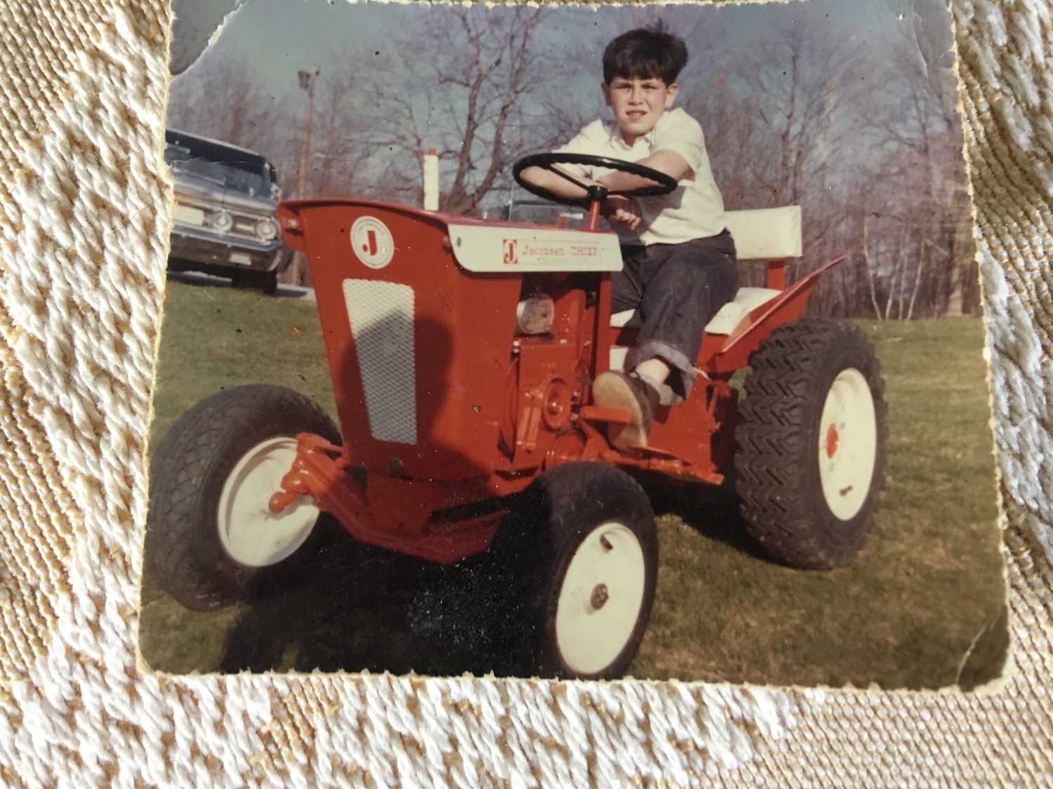 SZ on a Red Tractor for EMTRI