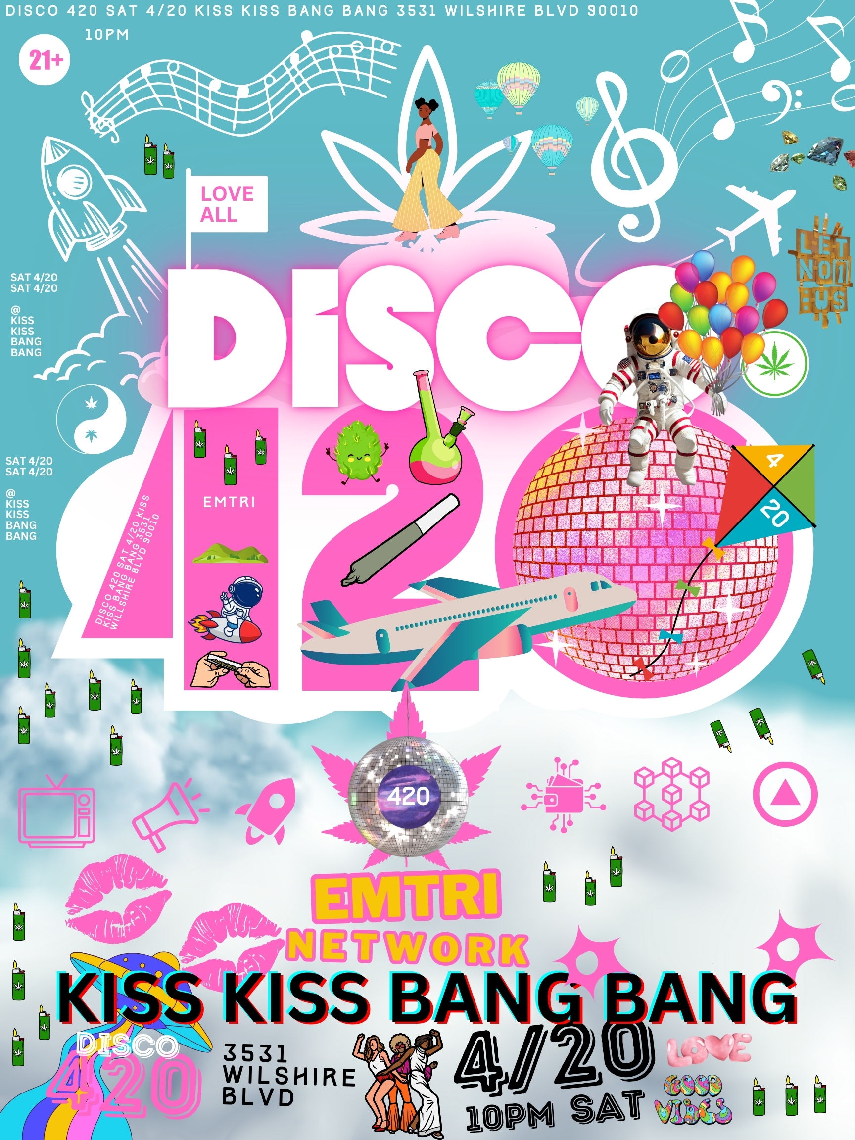 Disco 420 Is Happening At Kiss Kiss Bang Bang Los Angeles